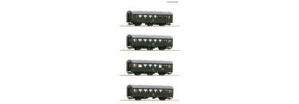 Roco 6280002 - TT - 4-tlg. Set Rekowagen, DR, Ep. IV - Set 1